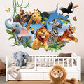 Animal Theme Wall Sticker for Living Room & Bedroom