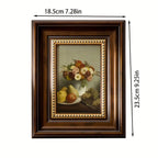 Personalized Black Retro Butterfly Photo Frame for Table Decor