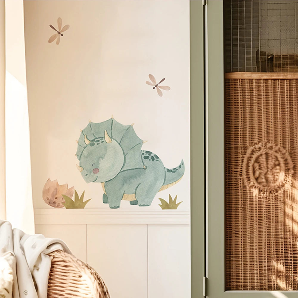 Dinosaur Alphabet Wall Stickers for Kids Room & Nursery
