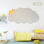 Colorful Cloud Felt Board Wall Sticker for Kids Room