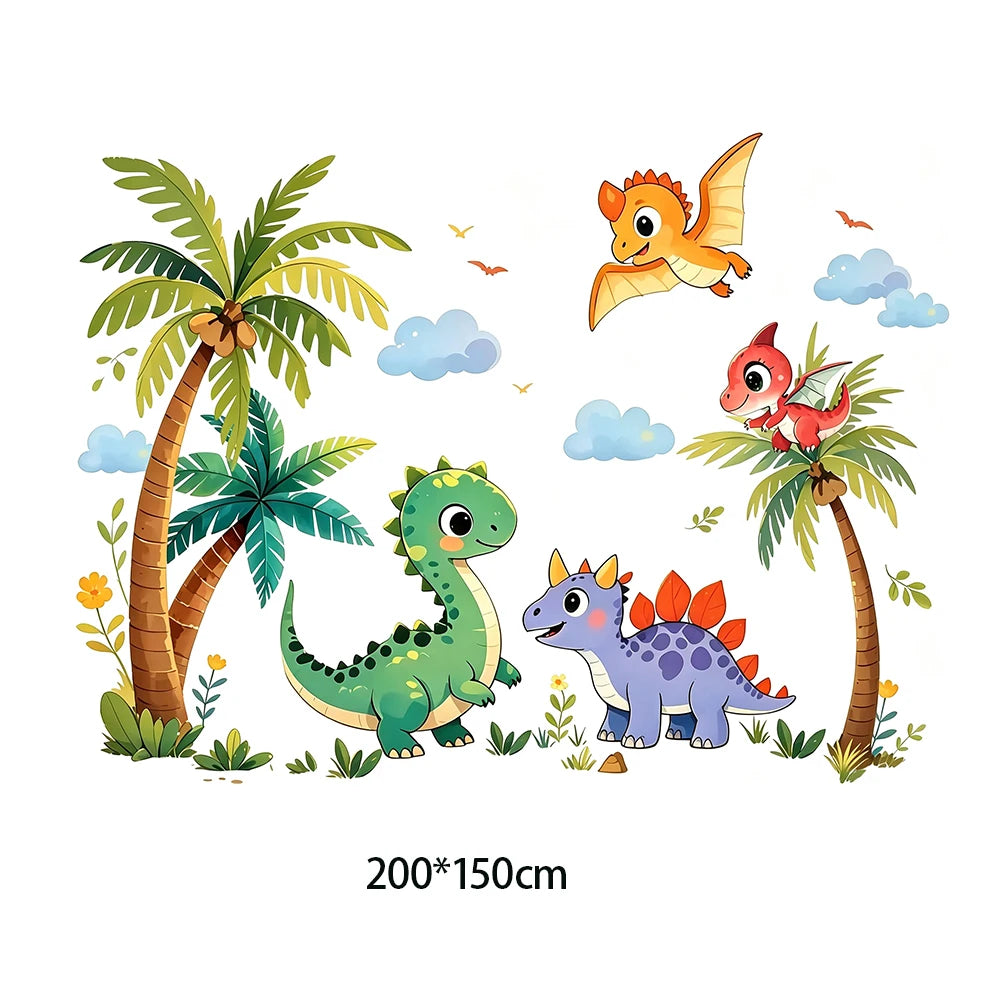 Cute Dinosaur Tapestry Wall Decor for Bedroom & Party