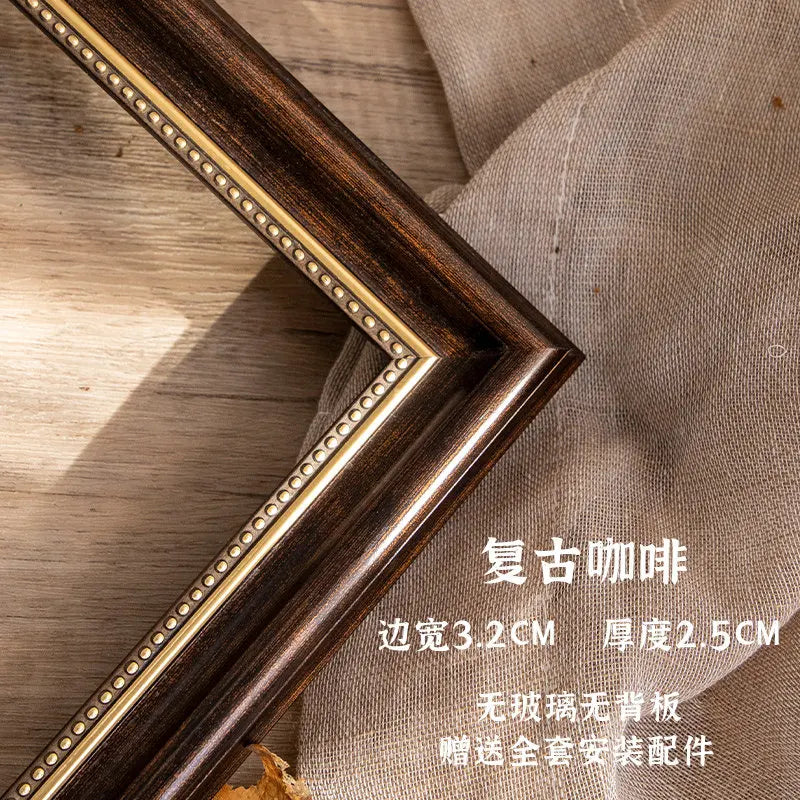 Vintage Oil Painting Frame Custom Size for Canvas & Art