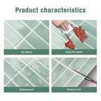 5/10Pcs Peel & Stick Tile Stickers Waterproof Vinyl