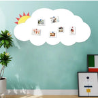 Colorful Cloud Felt Board Wall Sticker for Kids Room