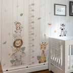 Jungle Safari Animal Growth Chart Wall Sticker for Kids