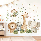 Cute Forest Animal Wall Stickers for Kids Room