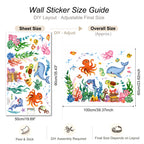 Underwater Ocean Animal Wall Stickers for Kids Room